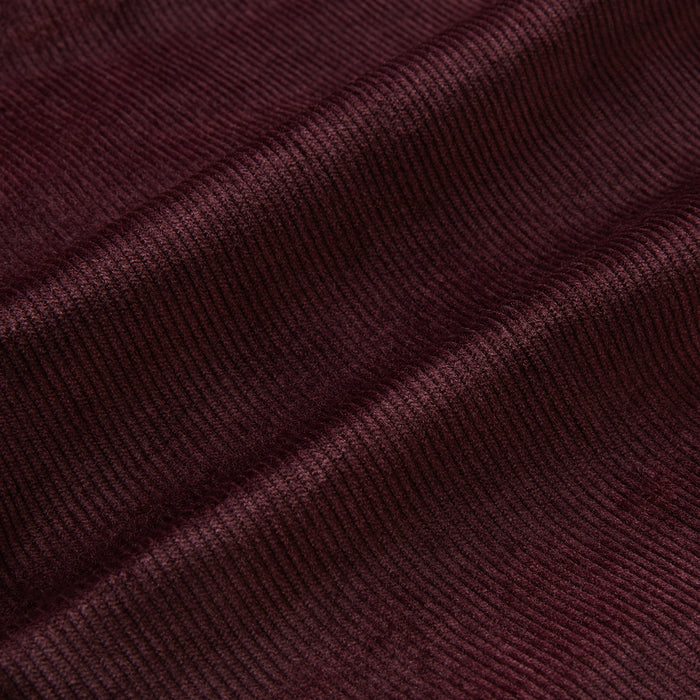 Burgundy Corduroy Henry Trousers Image 6