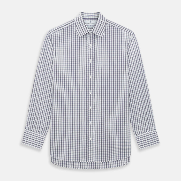 Purple Multi Check Mayfair Shirt
