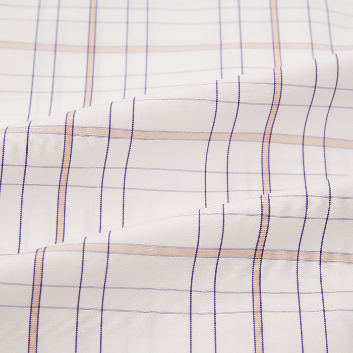 Purple and Rose Multi Check Mayfair Shirt Image 5