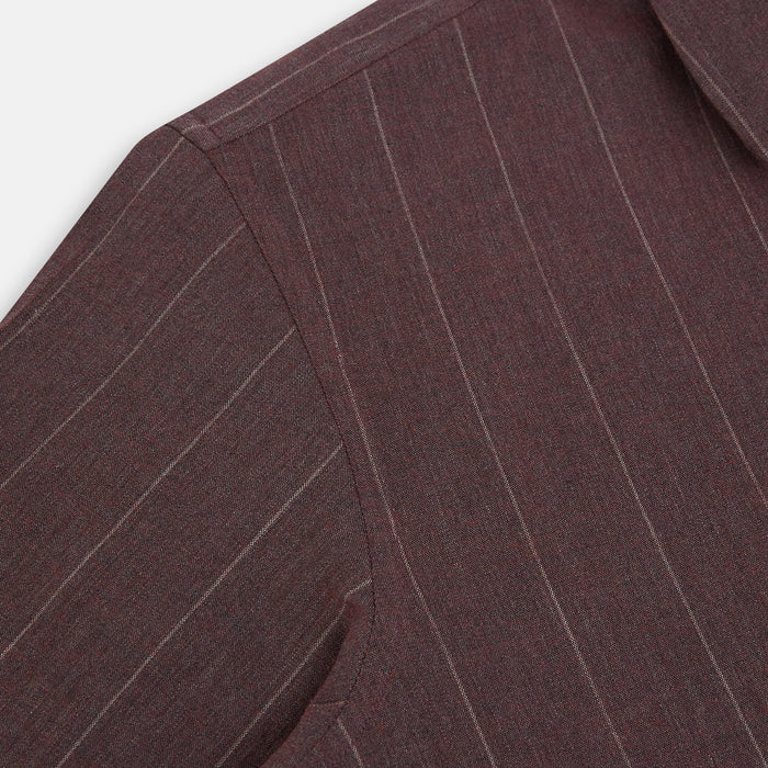 Indies Red Wide Stripe Westminster Shirt Image 5