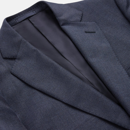 Navy Wool Blend Barrington Blazer Image 1