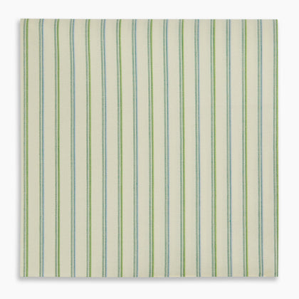 Hand Rolled Green Double Stripe Handkerchief Image 3