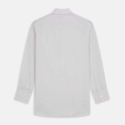 Sandstone Multi Stripe Cotton Regular Fit Mayfair Shirt Image 4