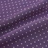 View 4 of product The Lilac and Purple Micro Dot Silk Cravat by Turnbull & Asser features evenly spaced white dots—offering an elegant, handmade accent to your formal ensemble or pocket square collection.