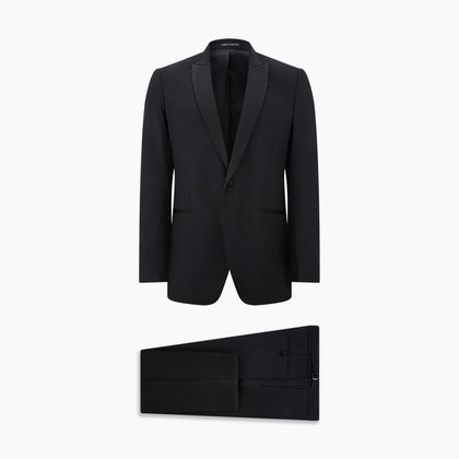 Black Single Breasted Dinner Suit Image 7