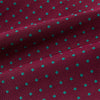 View 4 of product The Turnbull & Asser Blue and Burgundy Micro Dot Silk Cravat features a subtle pattern, making it a refined formal accessory that adds elegance to your outfit.