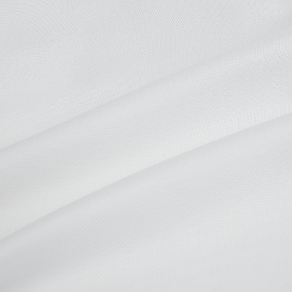 The Turnbull & Asser White Royal Oxford Cotton Windsor Shirt features a Turnbull open collar, long sleeves, 3-button cuffs, and a straight hem, shown against a plain white background.