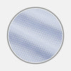 View 1 of product A close-up of Turnbull & Asser’s Pale Blue Multi Check Cashmerello Fabric, featuring a small light blue and white check pattern, shown within a circular frame against a plain white background.