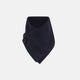 The Turnbull & Asser Navy Silk and Cotton Neck Warmer features a dark navy blue textured fabric and a single black button, shown against a plain light gray background.