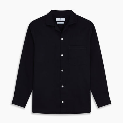 Navy Cotton Holiday Fit Winnington Shirt Image 5