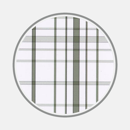 Olive Green Plaid Check Fabric
