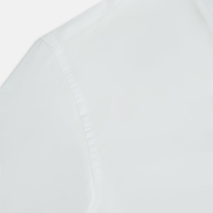PLAIN WHITE WESTMINSTER SHIRT WITH TURNBULL COLLAR AND 3- BUTTON CUFFS Image 5