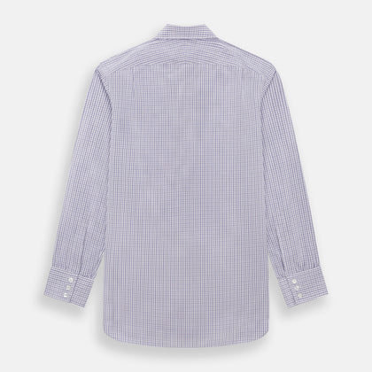 Purple Double Graph Check Mayfair Shirt Image 2