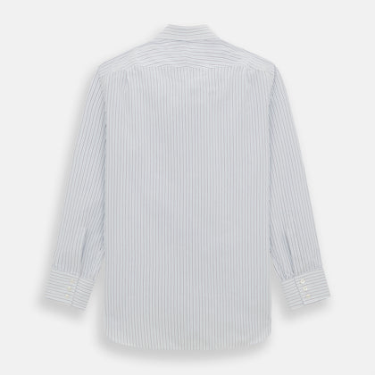 Blue Double Pinstripe Mayfair Shirt Image 4