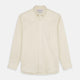 The Cream Cotton Weekend Fit Western Shirt with Dorset Collar by Turnbull & Asser features two chest pockets and is laid flat on a white background—ideal for smart-casual style.