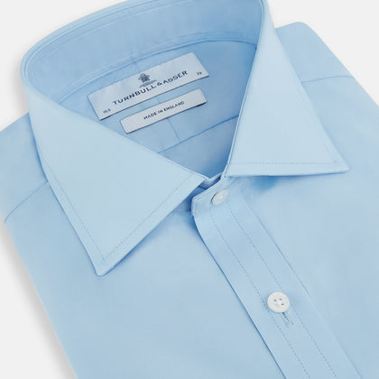 Dr. No Blue Cotton Shirt With Cocktail Cuff As Seen On James Bond Image 1
