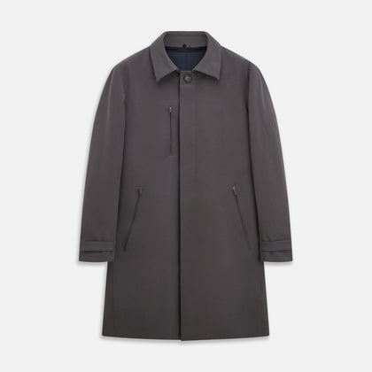 Charcoal Melange John Arthur Trench Coat
