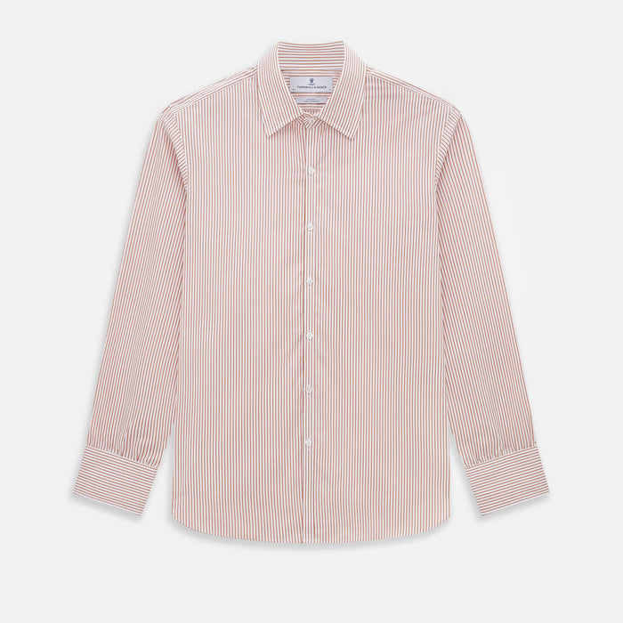 Orange Multi Stripe Westminster Shirt Image 8