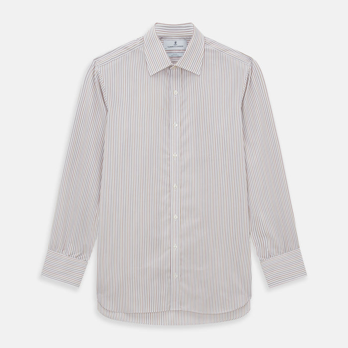 Red with Multicoloured Music Stripe Mayfair Shirt