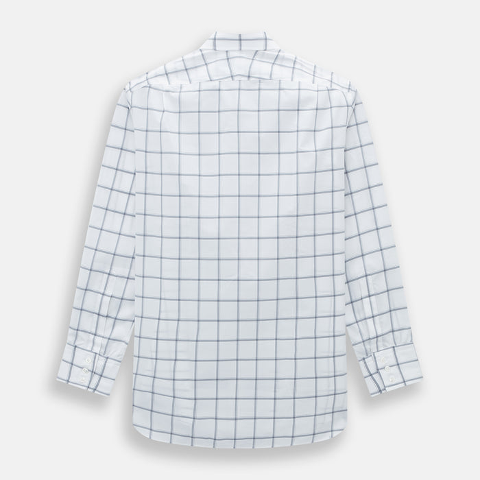Grey Grid Check Mayfair Shirt Image 2