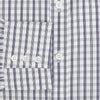 View 4 of product The Turnbull & Asser Purple Multi Check Mayfair Shirt is a long-sleeved, button-up cotton shirt with a collar and purple check pattern, perfect for formal wear and shown against a plain white background.
