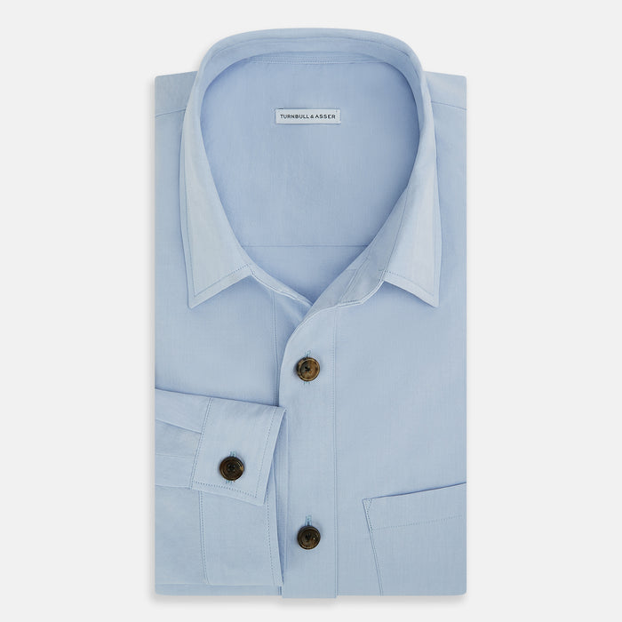 Pale Blue Hyde Overshirt Image 4