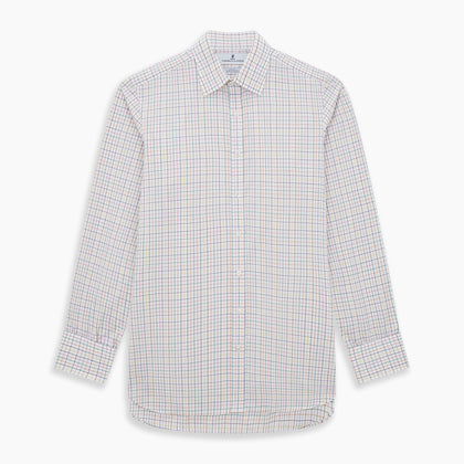 Rainbow Double Grid Check Mayfair Shirt Image 6