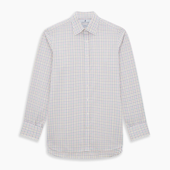 Rainbow Double Grid Check Mayfair Shirt Image 6