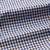 View 4 of product A must-have for any men's wardrobe, the Turnbull & Asser Brown and Blue Cotton Multi Check Weekend Fit Finch Shirt features long sleeves, button-down design, collar, and buttoned cuffs in a stylish check pattern.