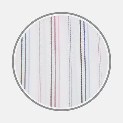 Purple Multi-Stripe Fabric