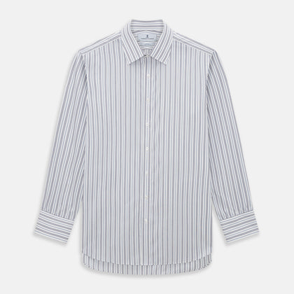 Navy Multi Stripe Mayfair Shirt