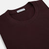 View 2 of product The Turnbull & Asser Burgundy Short-Sleeve T-shirt, featuring a crew neckline and clean design with no visible logos, is shown against a white background for a timeless and versatile look.