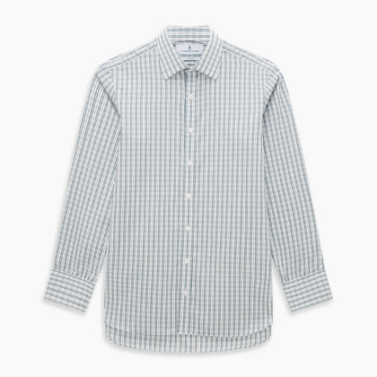 Forest Green Multi Check Mayfair Shirt Image 6