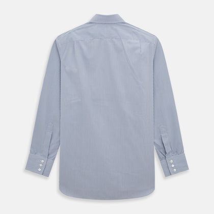 Pale Blue Micro Graph Check Mayfair Shirt Image 2