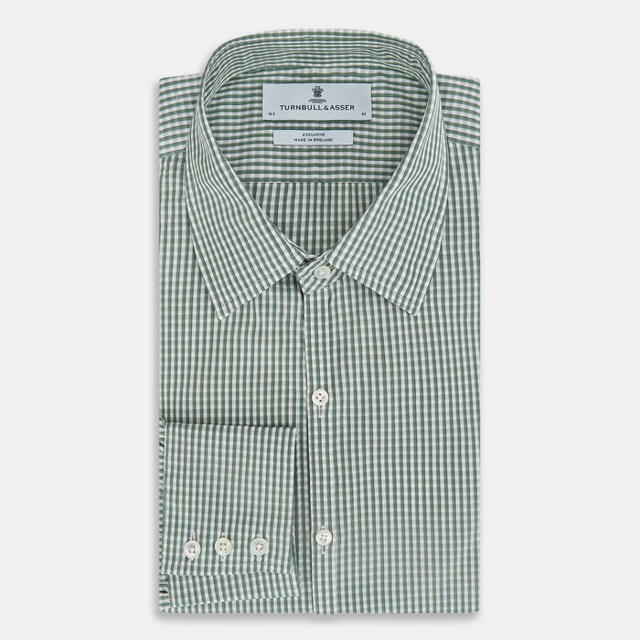 MELON GREEN MICRO SHADOW CHECK WESTMINSTER SHIRT Image 4