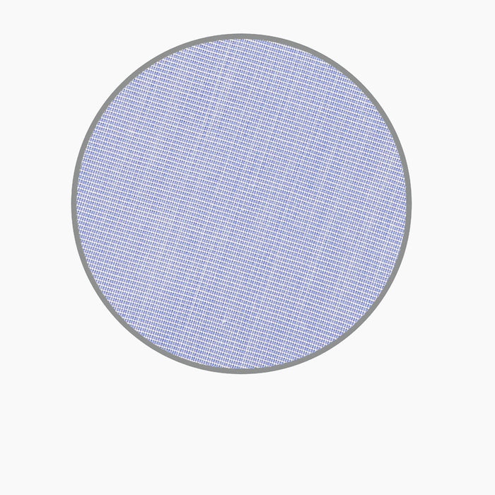 Blue End-on-End Cotton Fabric Image 2
