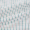 View 8 of product The Turnbull & Asser Turquoise and Red Multi Check Westminster shirt features long sleeves, a standard collar, and buttoned cuffs, showcasing fine British craftsmanship. It’s pictured laid flat on a white background.