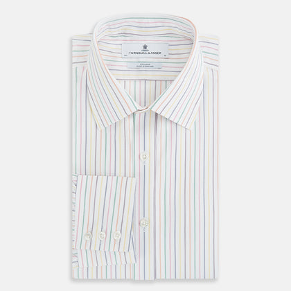 Rainbow Double Pinstripe Mayfair Shirt Image 4