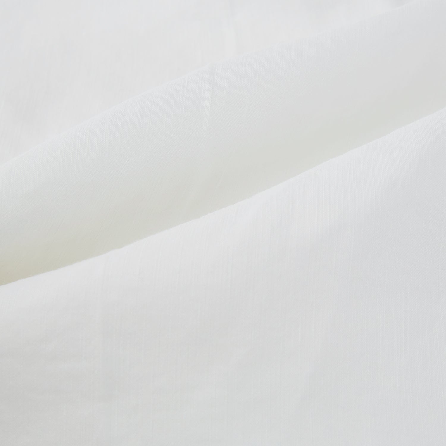 View 7 of product Turnbull & Asser White Linen Henry Trousers, featuring a straight-leg cut with front button and zip closure, are displayed against a plain white background.