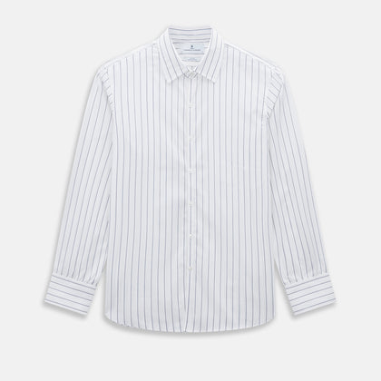 Dark Navy Double-Pinstripe Westminster Shirt