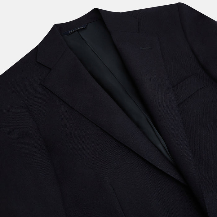 Short Navy Single Breasted Classic Blazer Image 1