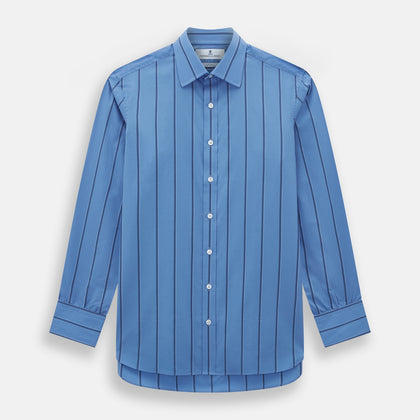 Colony Blue Track Stripe Mayfair Shirt