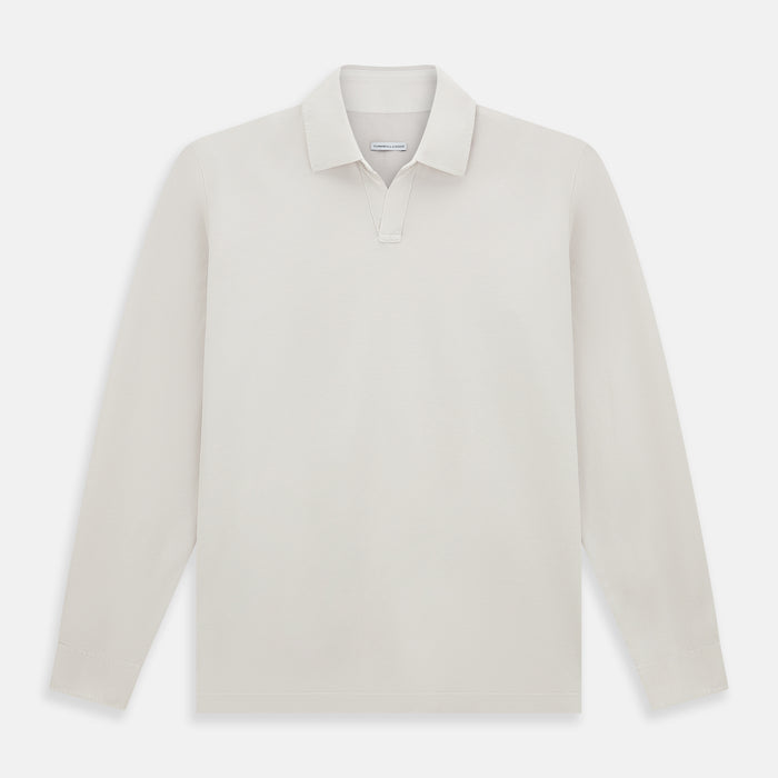 Pale Pink Rugby Polo Shirt