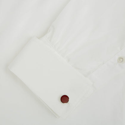 Red Circle Cufflinks Image 2