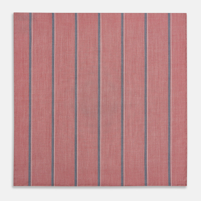 Red Track Stripe Hand-Rolled Handkerchief Image 2