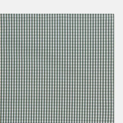 Melon Green Micro Shadow Check Hand-Rolled Handkerchief Image 1