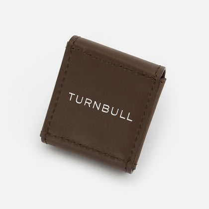 Dark Chocolate Leather Cufflinks Image 3