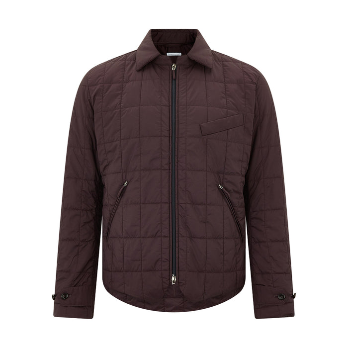 Battersea Burgundy Quilted Jacket Image 5