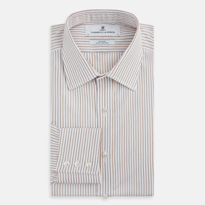 Red with Multicoloured Music Stripe Mayfair Shirt Image 4