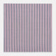 The Antique Pink Ticking Stripe Hand-Rolled Handkerchief by Turnbull & Asser features vertical stripes in antique pink, white, and navy blue, shown flat against a white background.